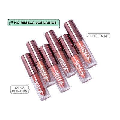 Labial líquido mate