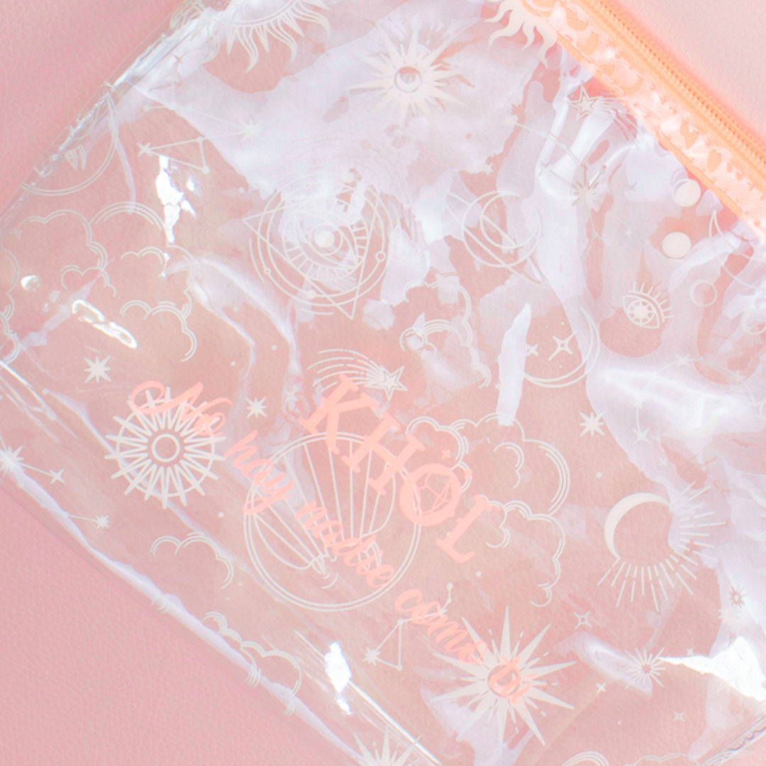 Cosmetiquera transparente